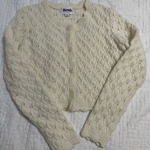 Rouje crochet cropped cardigan. Sz 34